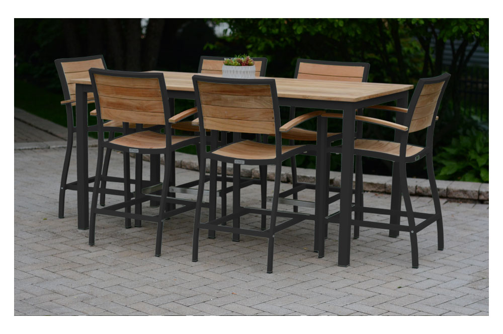 Soho Counter Height Arm Chair By Three Birds Casual - Image 4
